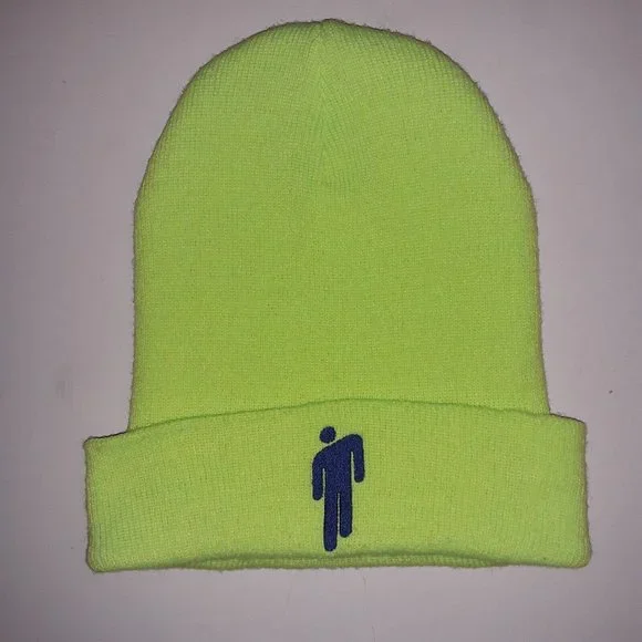 帽子 [0] BILLIE EILISH NEON GREEN BEANIE Billie Eilish Beanie Bright Neon Green | eBay